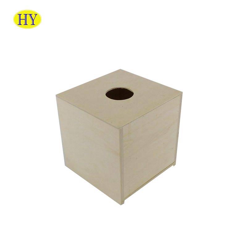 Drvene poklon kutije na veliko drvena kutija za zaključavanje drvena kutija obična bijela