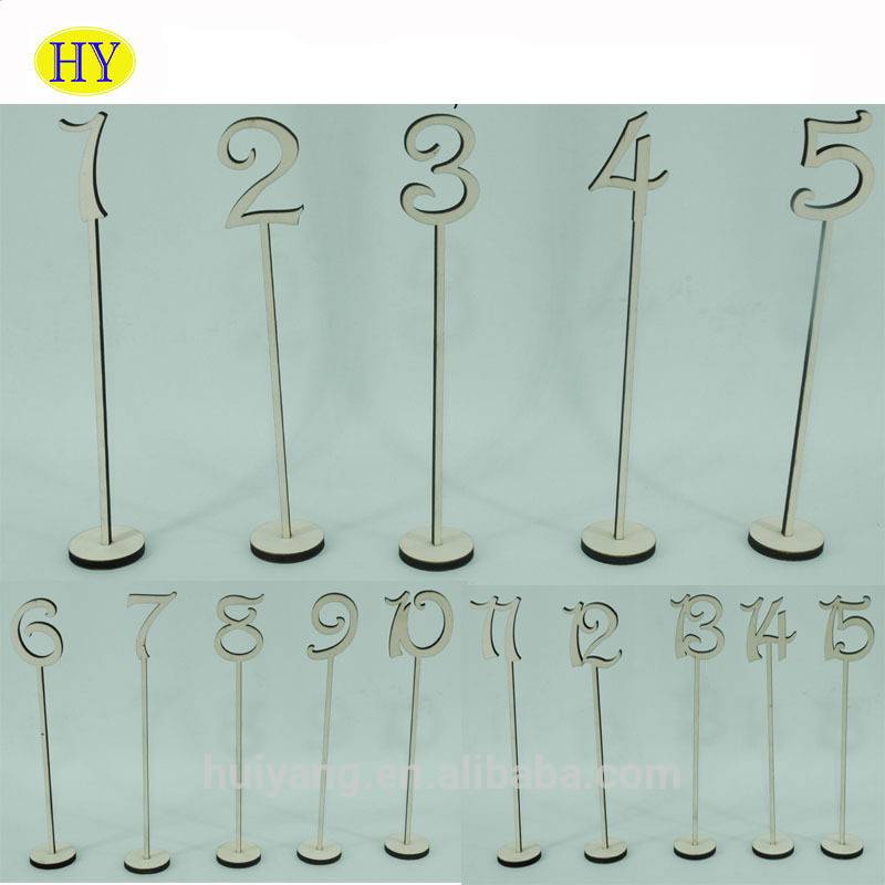Wholesale Unfinished 1-25 Wood Table Numbers Wedding