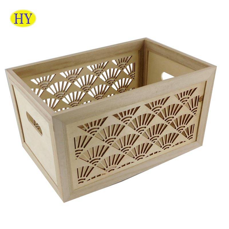 Wholesale Unfinished Hollowed Carved Handmade Serving Tray hout