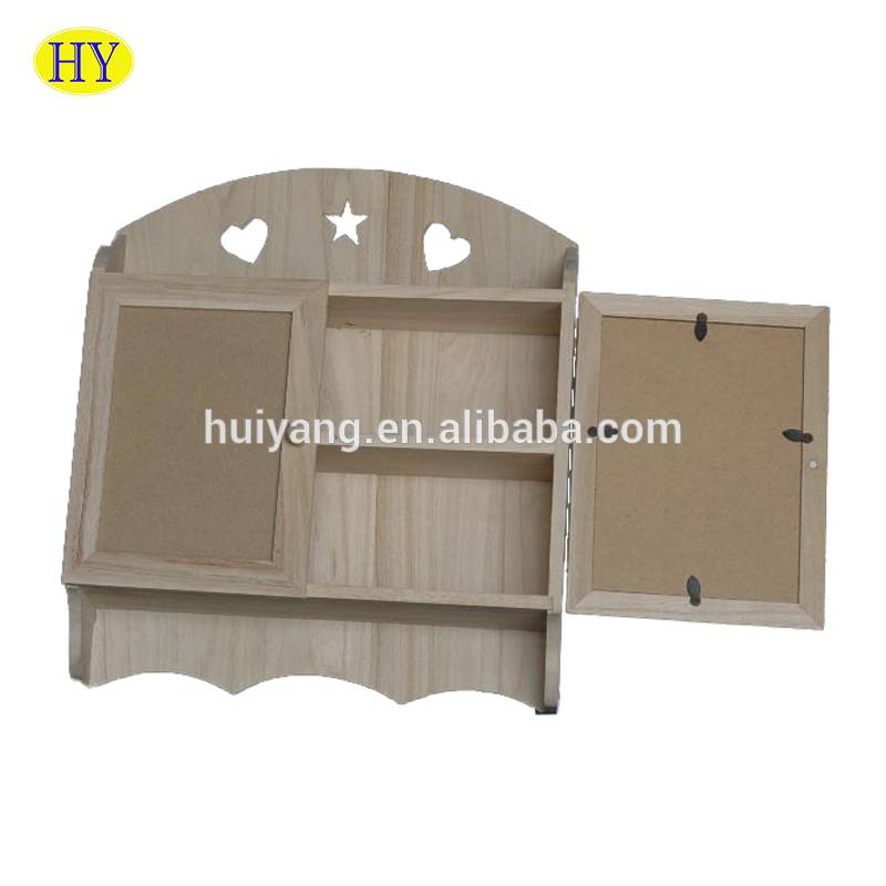 Natuurlike onvoltooide Plain DIY Hout Hang Box