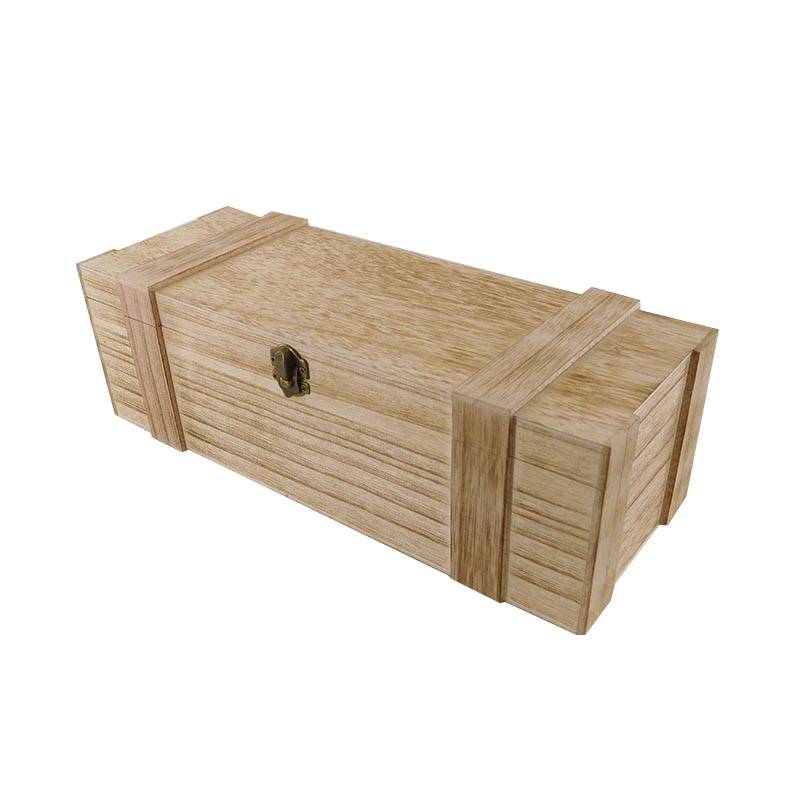 Kotak sampanye kayu, kotak minuman keras kayu, tempat anggur kayu