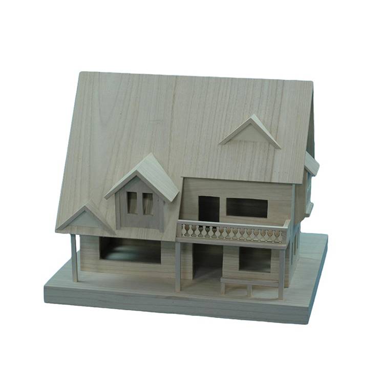 Customized Natural Unfinished Wooden Dollhouse Wholesale