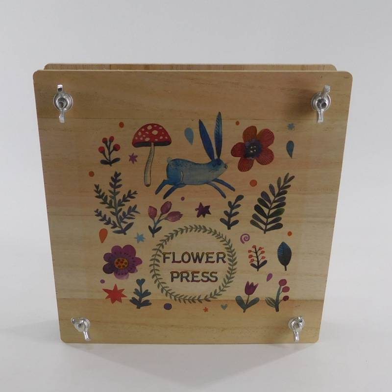Premsa de flors de fusta de forma personalitzada