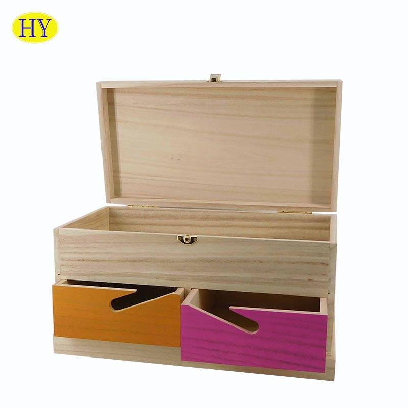 Wholesale Custom Cosmetic Organizer Box na may mga Drawers