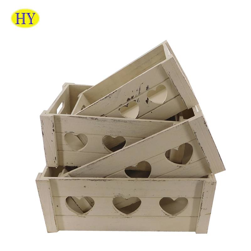 Lag luam wholesale Eco-friendly Gift Ntoo Cia Shipping Unfinished Crates