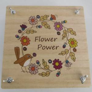 Máy ép hoa dành cho trẻ em bằng gỗ Presse a Fleurs