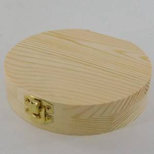 Округла дрвена кутија за млечне зубе Кутија за успомене из бајке за бебе зуба