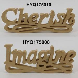 China Factory Wood freistehende Holzbuchstaben