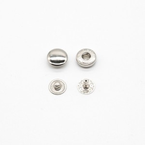 China Manufacturer Custom High Quality 10mm 15mm Metal Snap Button