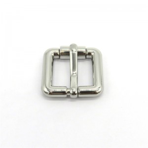 Factory Wholesale Shiny Silver Hardware Adjustable Matel Pin Buckles