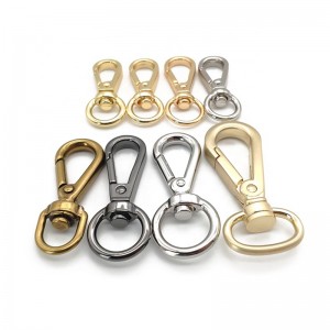 I-Custom Metal Dog Hook Brass Color Swivel Snap Clip Clip Clasp
