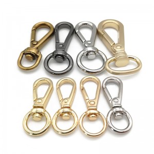 Custom Metal Dog Hook Brass Color Swivel Snap Clip Clip