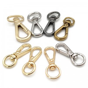 Custom Metal Dog Hook Brass Color Swivel Snap Clip Clasp