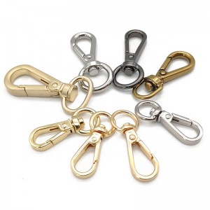 Customer Metal Dog Hook Brass Ibara rya Swivel Snap Clip Clasp