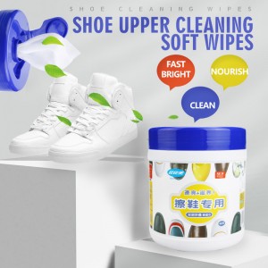 Kolayca etkili bir şekilde temizlenen beyaz ve deri ayakkabı mendillerini özelleştirin