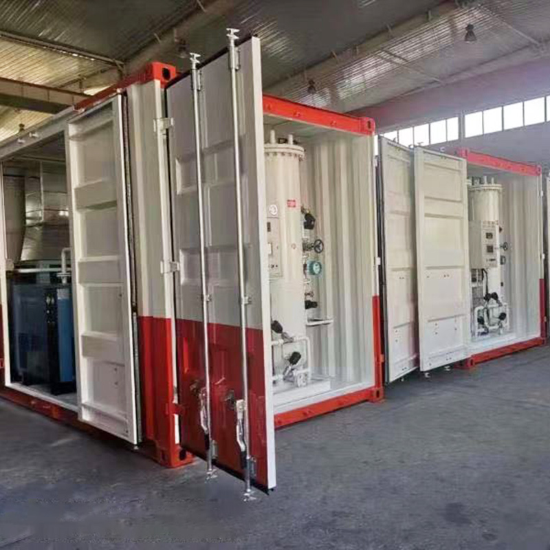Container type oxygen generation system for medical use