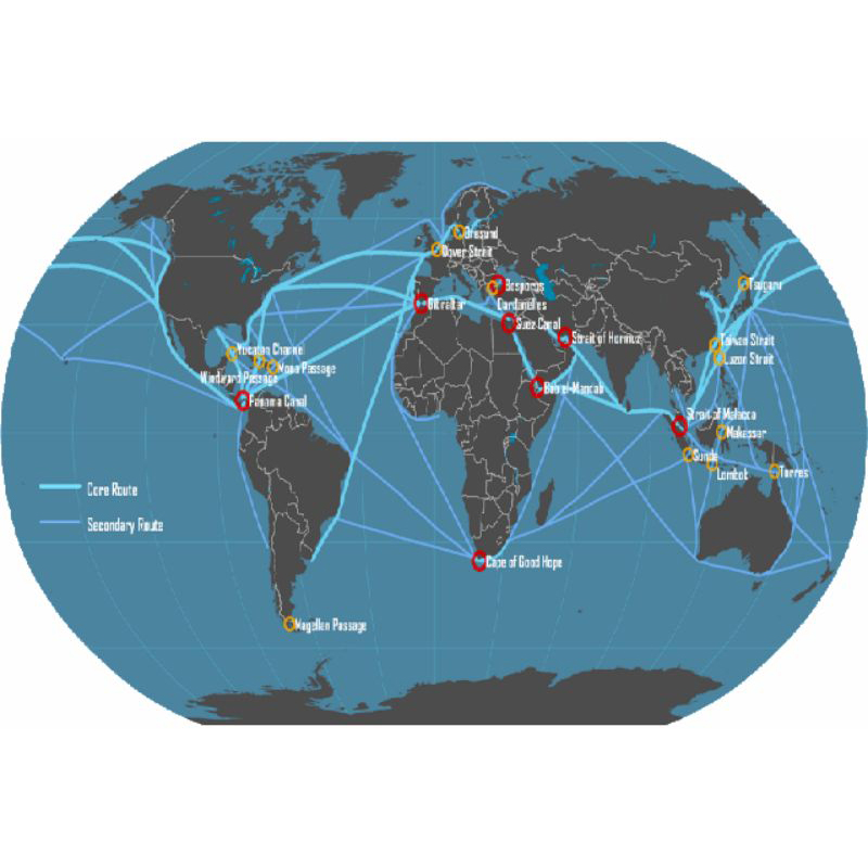 The main shipping route from China to the rest of the world Featured Image