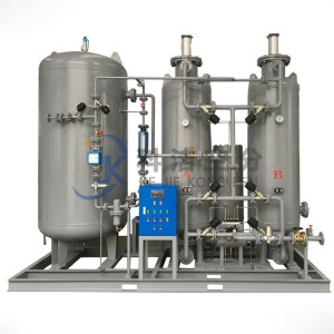 Pressure swing adsorption nitrogen / oxygen production structure process