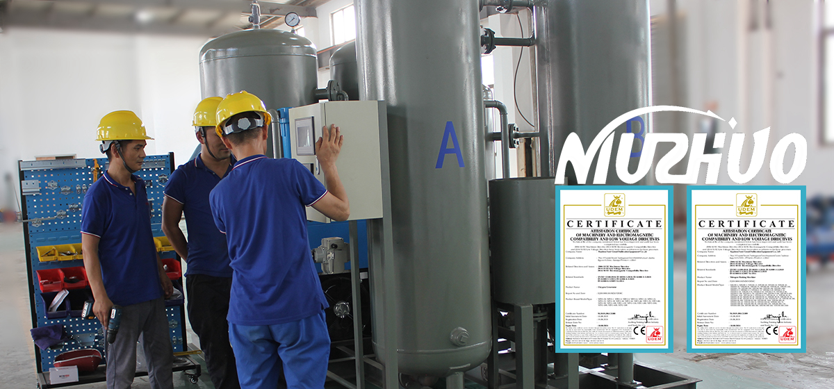 PSA nitrogen generator and Frozen adsorption dryer completed in our factory