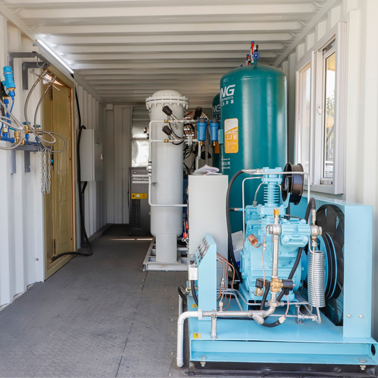Ауруханаға арналған контейнерлік оттегі генераторы PSA медициналық оттегі өндіру зауыты Таңдаулы сурет