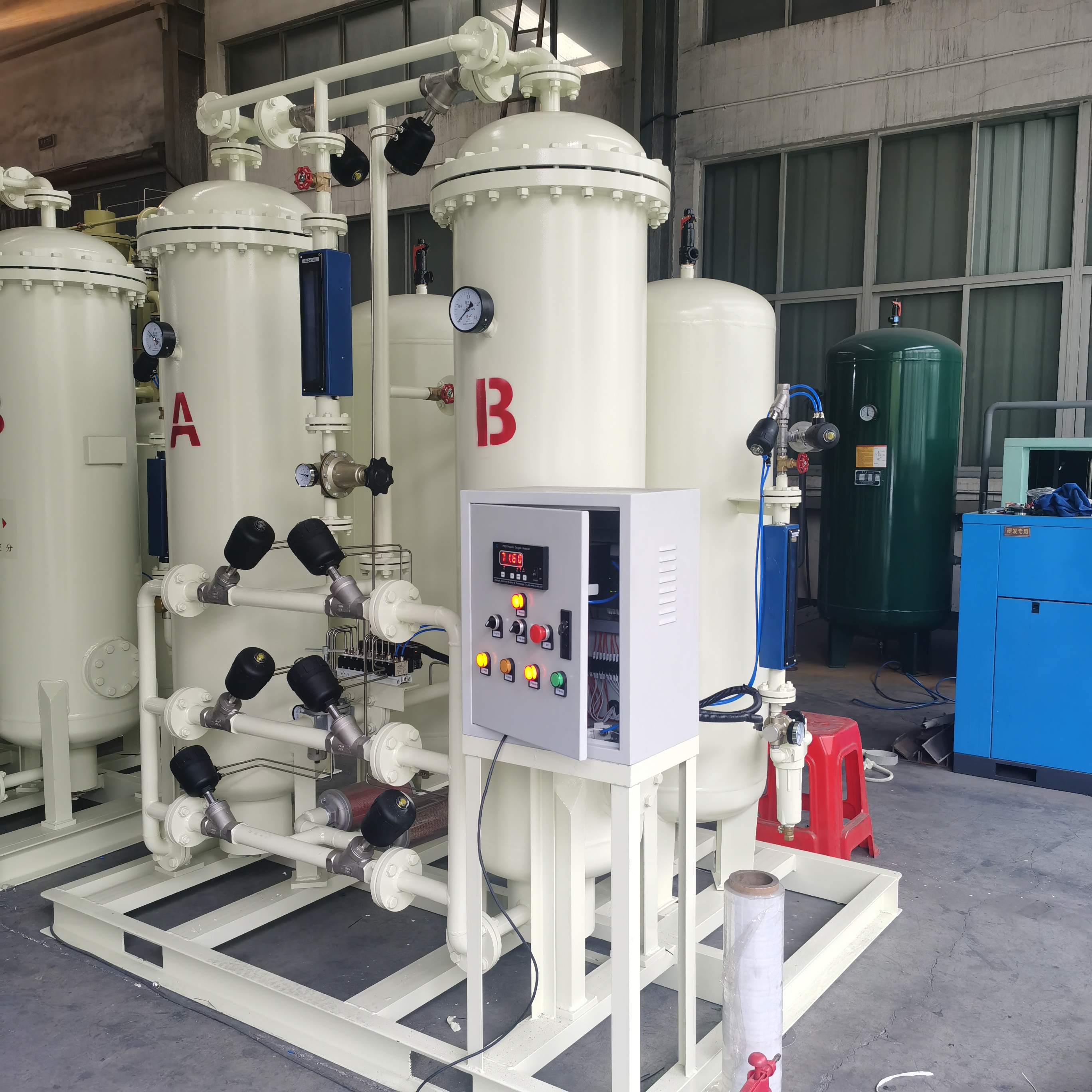 Мобилни генератор азота за складиштење хране, компактно постројење за производњу азота ПСА