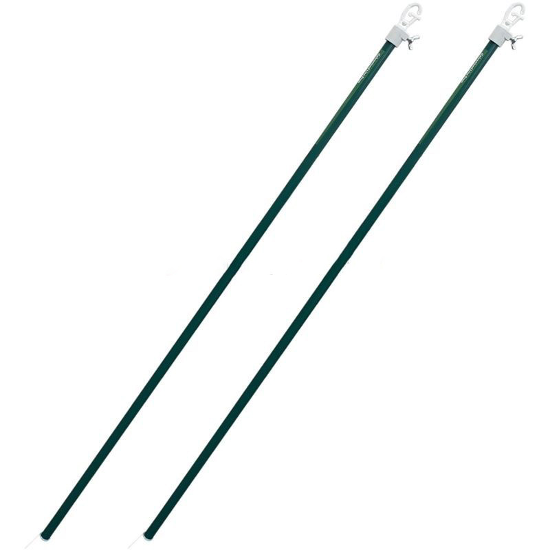 2.4m Green Metal Telescopic Support Washing Line Prop