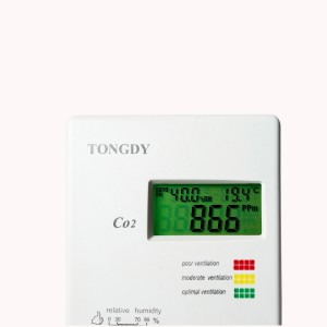 G01-CO2-B3 Hot Sell Carbon Dioxide Monitor with Temperature and Humidity, Used in Schools,Ventilation,Buildings