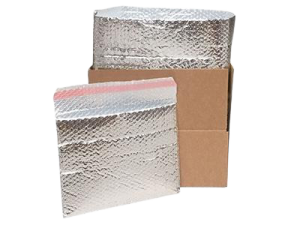 Thermo-Versandtascheneinlage für Umschläge mit metallisierter Luftpolsterfolie