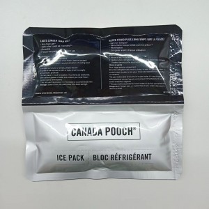Pack de glace en gel réutilisable pour l'expédition de nourriture pack de glace laminé en feuille d'aluminium pour glacière