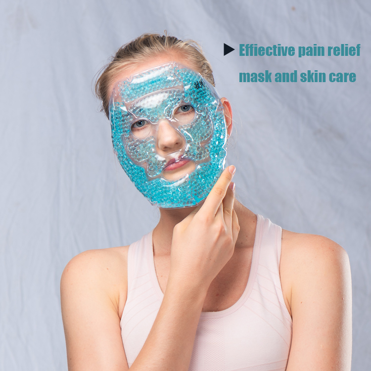 beauty Cooling Ice Face Mask Travel Therapeutic Hot Cold Compress Pack With Gel Beads Spa Therapy Featured Image