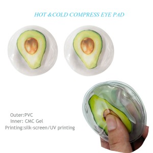 Watermelon Hot and Cold Eye Pads Gel Ice Pack Reusable and Under Eye Patches