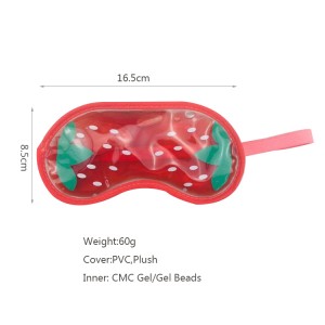 cute animal hot cold gel eye mask sleep mask with plush cover cold compress