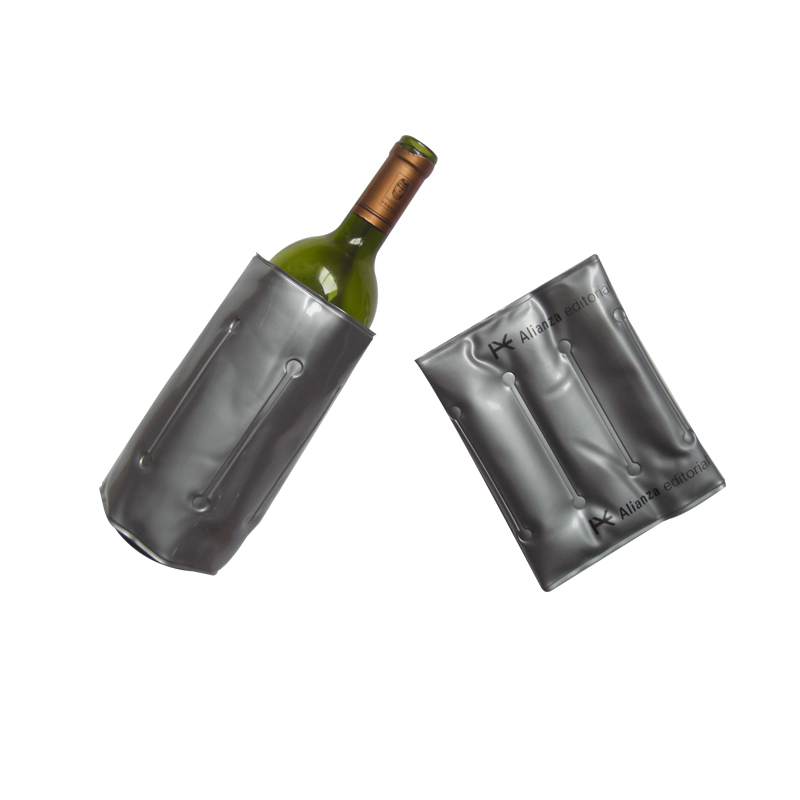 Rectangular Velcro adjustable ice wine cover PVC environmental protection wine cover to keep cold Featured Image