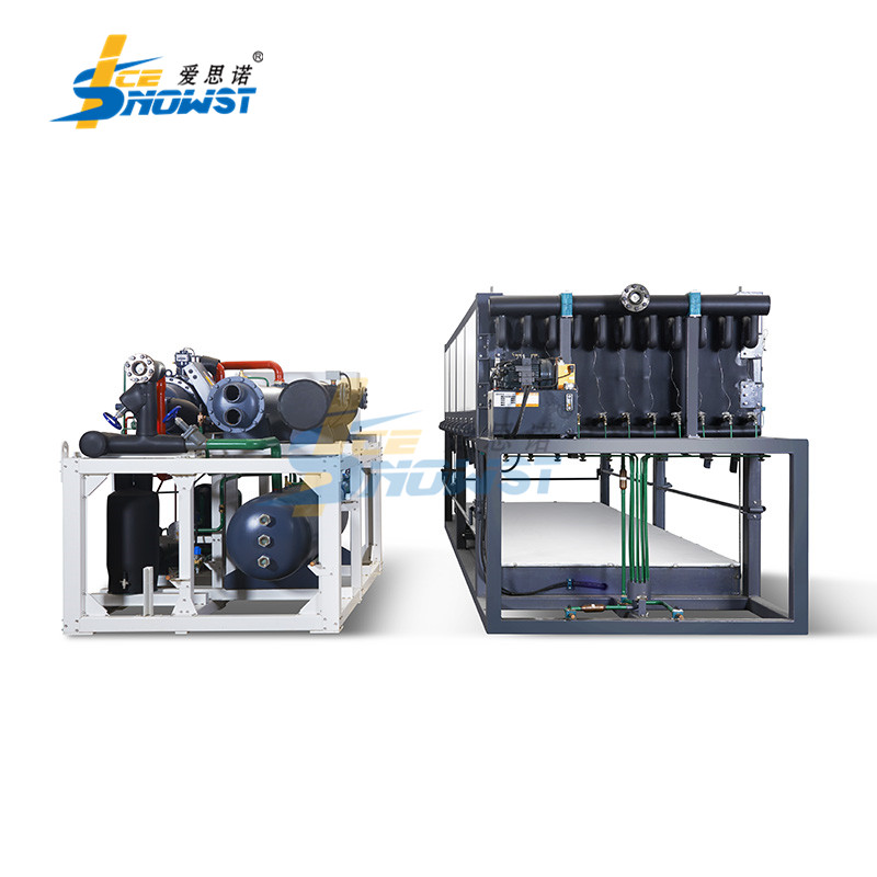 ICESNOW 20Tons/day Direct Cooling Block Ice Machine for Fisher CE Certificate ຮູບພາບເດັ່ນ