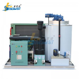 ICESNOW 5000kg / tsiku Multi-function Ice Flaker Plant / Ice Maker Machine / Flake Ice Machine