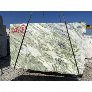 Hiina antiikroheline marmor Ancient Times Raggio Verde plokk