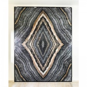 Silver Wave Alde hout Wâld swart Kenia Swart Marble Houten swarte slab Tile foar Exterior