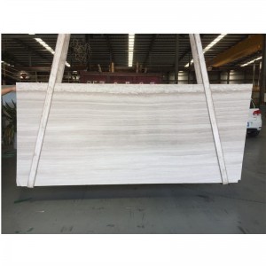 Horúci predaj a klasický čínsky biely drevený mramor pre projekt