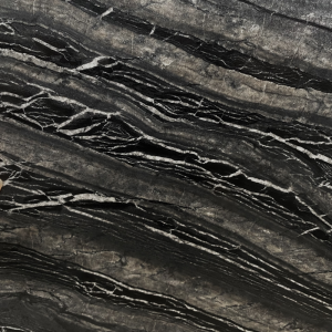 Срібна хвиля Стародавня деревина Чорний ліс Кенія Чорний мармур Дерев'яна чорна плитка для екстер'єру