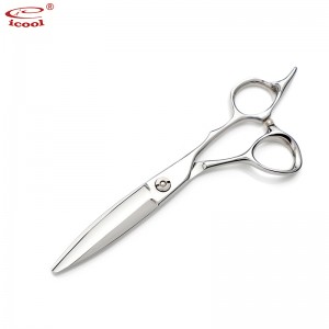 Wholesale Good Hair Scissors Brand Manufacturers Suppliers\” - Double Edge Wide Blade Hair Shears Slide Barber Scissors – Icool
