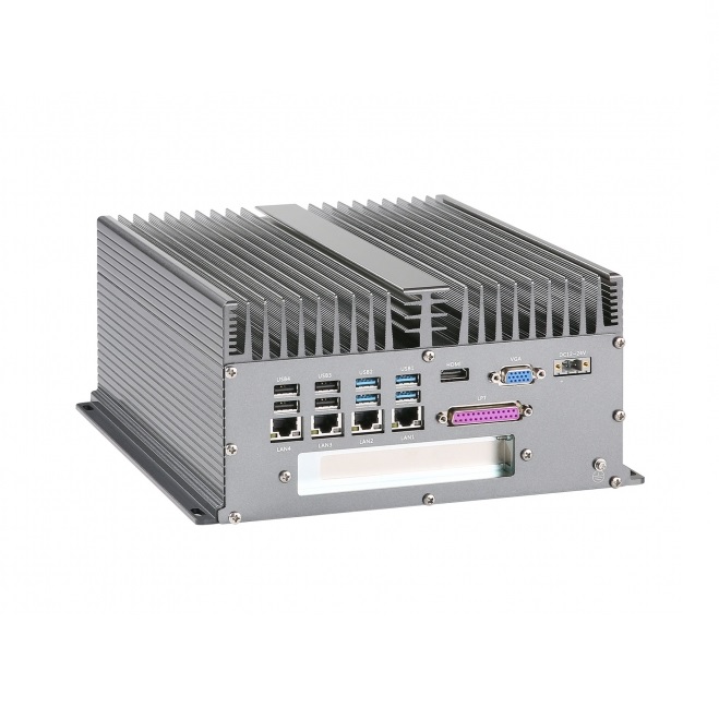 Високопродуктивний безвентиляторний BOX ПК – i7-6700HQ/4GLAN/10COM/10USB/1PCI