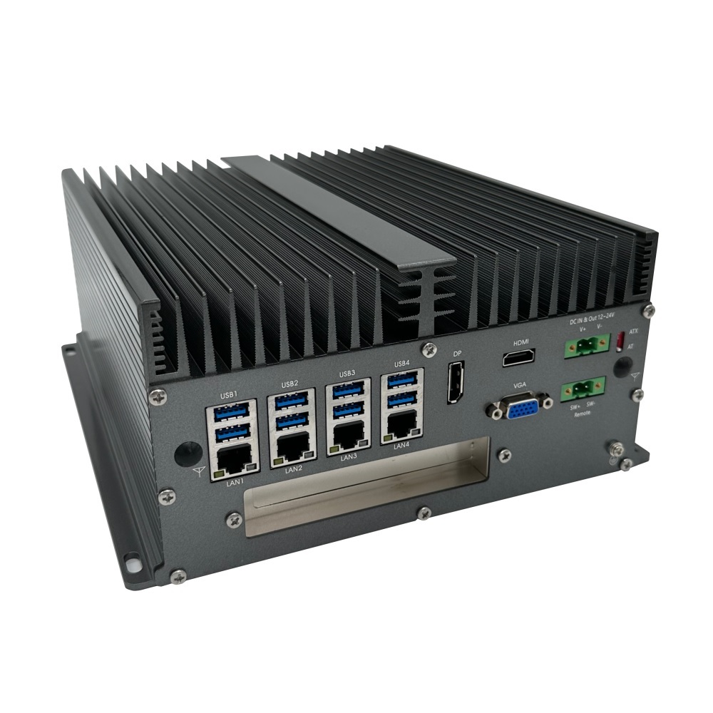 Box PC hautes performances – Core i5-8400H/4GLAN/10USB/6COM/PCI