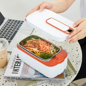 အားပြန်သွင်းနိုင်သော Wireless Electric Lunch box Food Warmer