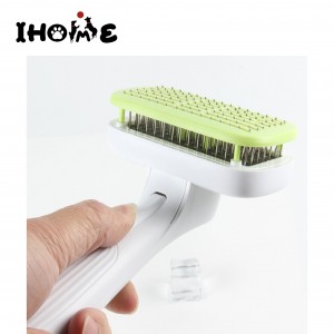 Pet Beauty &Cleaning - Long Hair Pet Grooming Brush, Cat&dog cleaning Comb,dog|cat hair remover,pets hair removal,All-In-One Self Cleaning Slicker, – Ihome