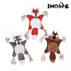 Custom Pet Plush Toys - 3 Packs Squirrel Plush| Chew Toys|Squeaky Dog Toys – Ihome