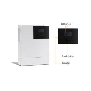 Off grid solar inverter 3in1 3kw/5kw para sa home energy storage battery Inverter Controller