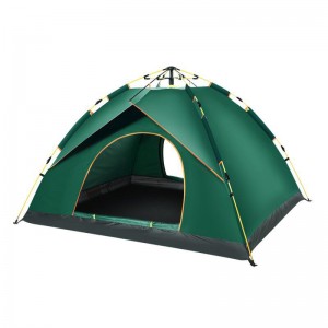 2/4 personers pop-up telt Familiecampingtelt Bærbart instanttelt Automatisk telt Vandtæt vindtæt til campingvandring Bjergbestigning