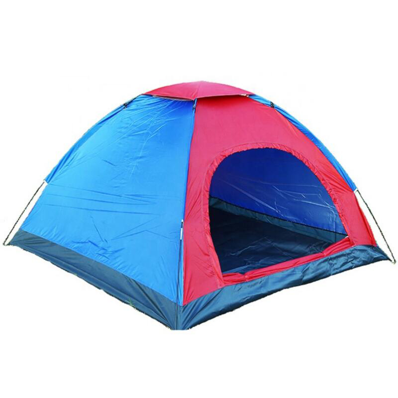 Šotor za kampiranje za 2/4 osebe, družinski šotor, zunanji nepremočljivi šotor Predstavljena slika