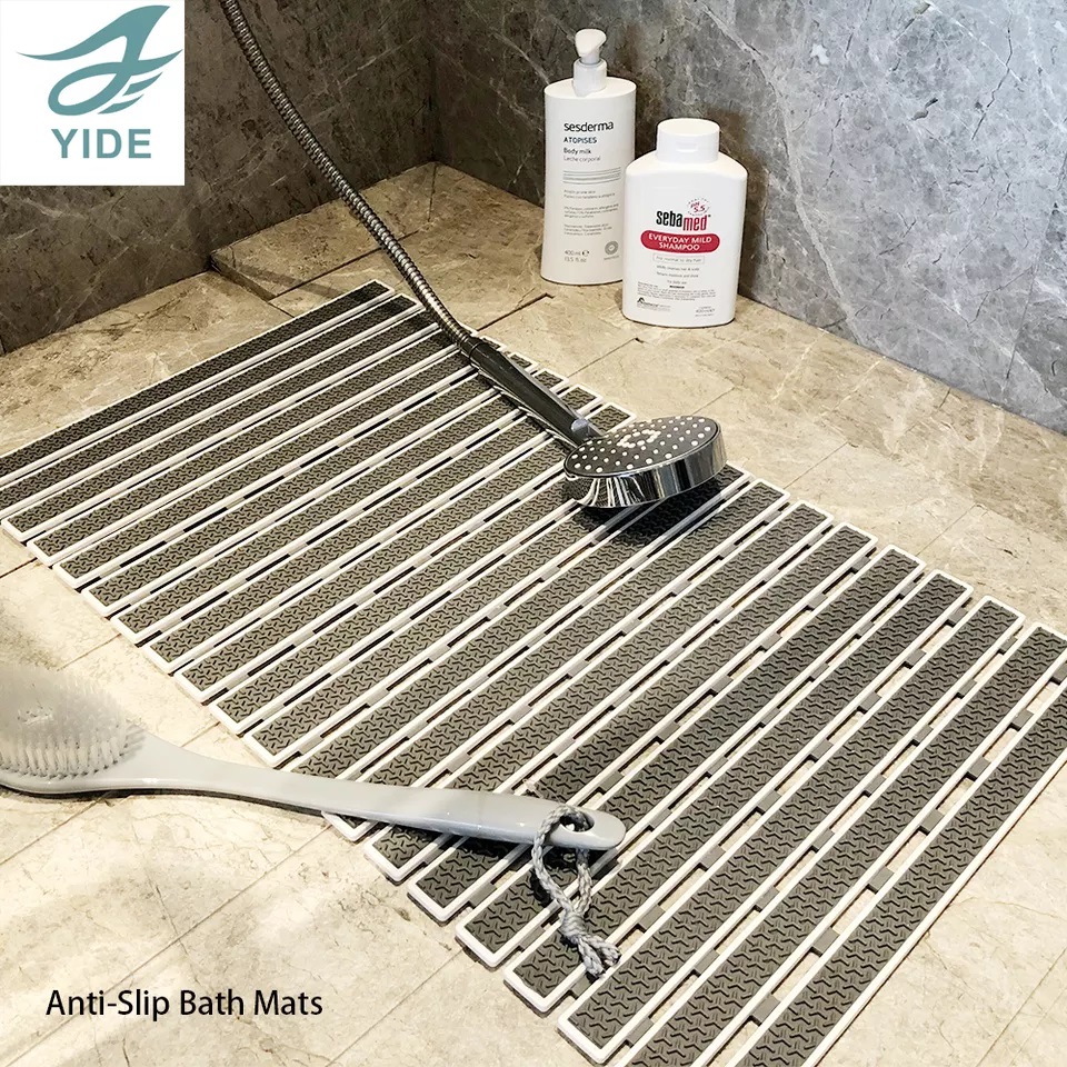 YIDE Hotel Standard Bath Mat Non Slip Shower Safety Mat သည် ပြင်းထန်သောစုပ်ယူမှုပါရှိသည်။