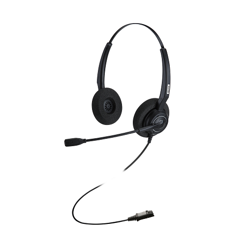Headset Entry Level UB200DP untuk pusat kontak dengan Mikrofon peredam bising